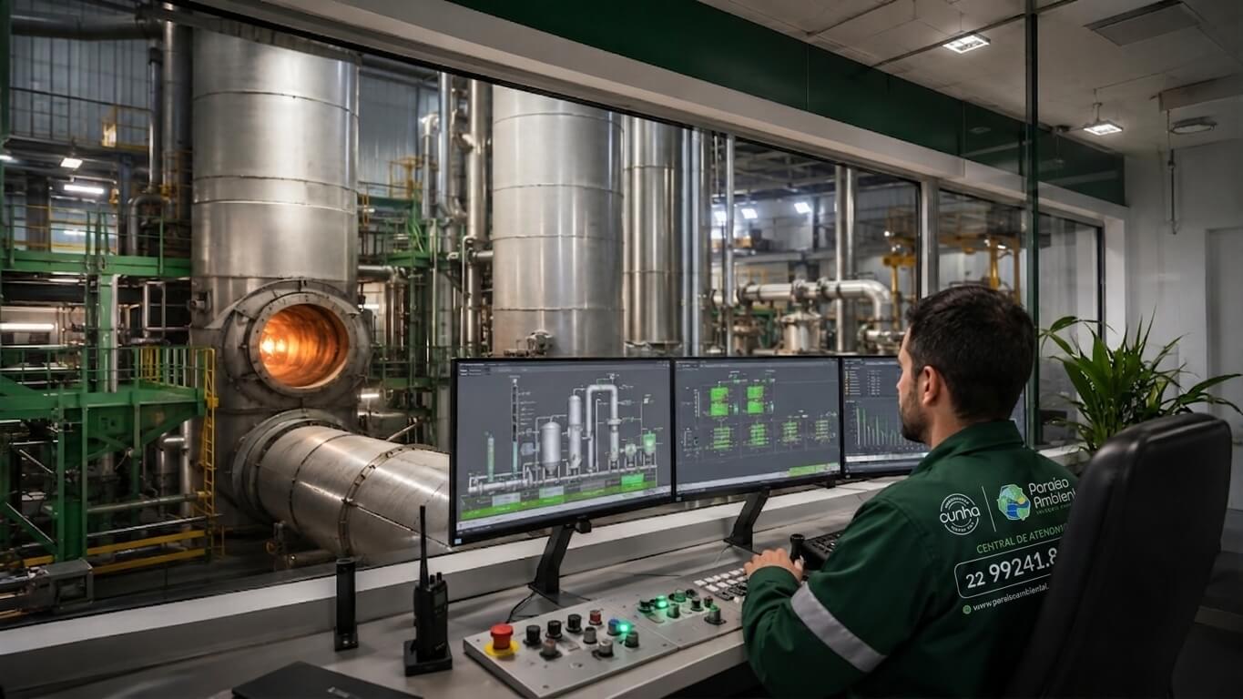 Incineração licenciada: segurança e eficiência