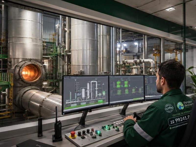Incineração licenciada: segurança e eficiência